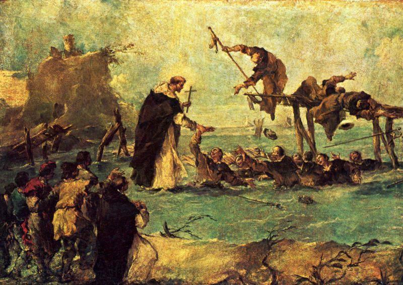 Francesco Guardi Miracle of a Dominicane Saint France oil painting art